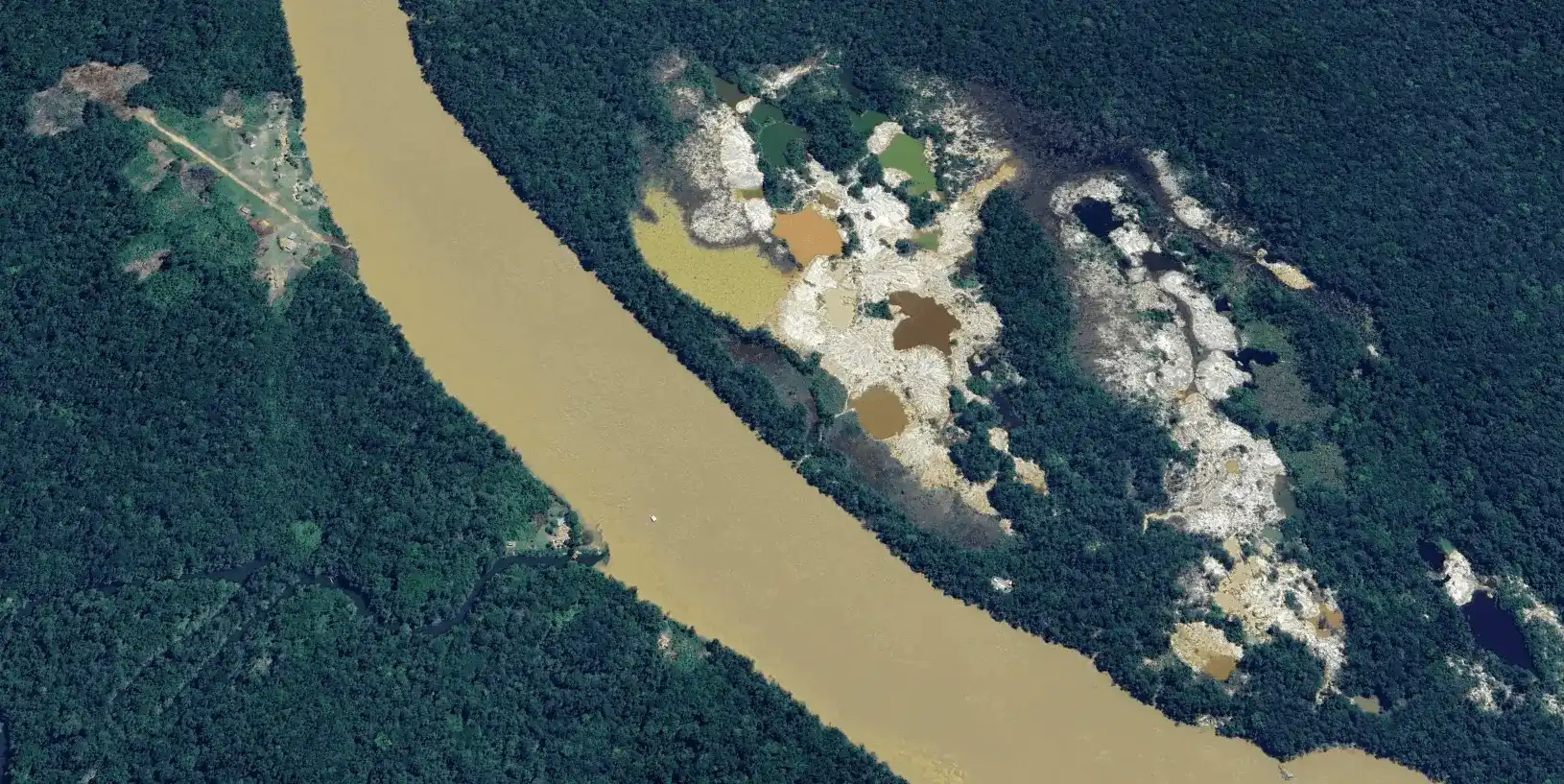 Actividad minera devasta la Amazonía venezolana